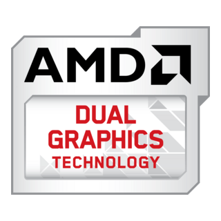 AMD Dual Graphics Technology Logo PNG Vector