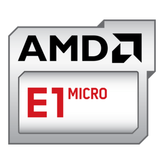 AMD E1 Micro Logo PNG Vector