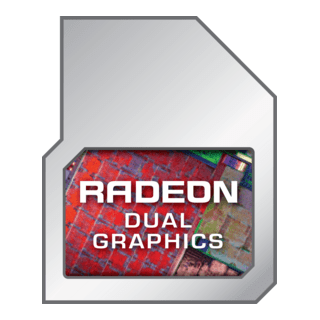 AMD Radeon Dual Graphics Modifier Logo PNG Vector