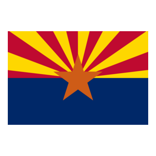 Arizona State Flag Logo PNG Vector