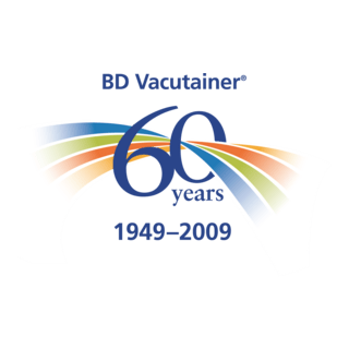 BD Vacutainer 60 Years 1949-2009 Logo PNG Vector