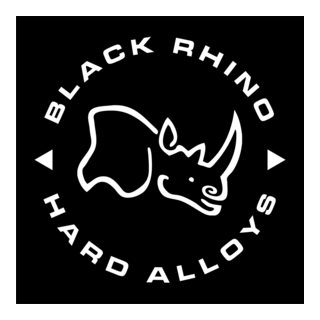 Black Rhino Wheels Logo PNG Vector