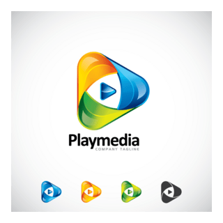 Business Play Media Logo PNG Vector