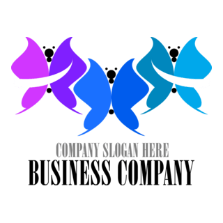 Butterfly business Logo PNG Vector
