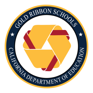 California Gold Ribbon Schools Award Logo PNG Vector