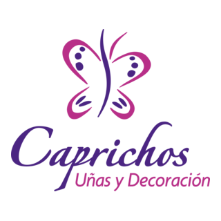 Caprichos Uñas Logo PNG Vector