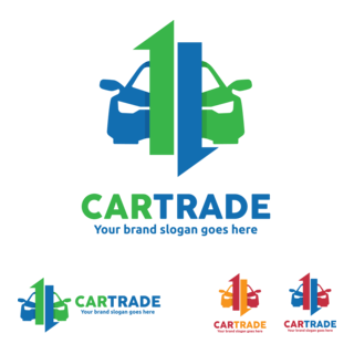 Car Trade Logo PNG Vector