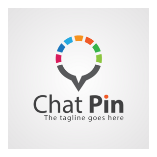 Chat pin Logo PNG Vector