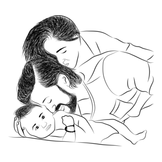 child love Logo PNG Vector