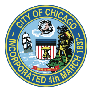 City of Chicago Incorporated 4th March 1837 Logo PNG Vector