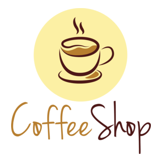 Coffee Shop Logo PNG Vector