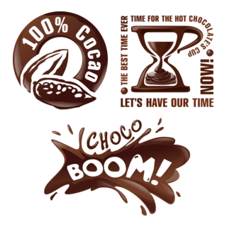 Creative chocolate Logo PNG Vector