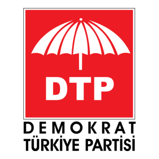 Demokrat Türkiye Partisi DTP Logo PNG Vector