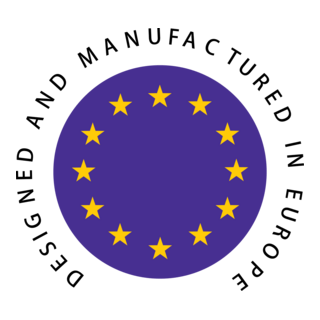 Designed and Manufactured in Europe Logo PNG Vector