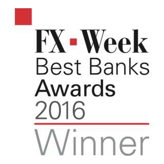 FX-Week Best Banks Awards 2016 Winner Logo PNG Vector