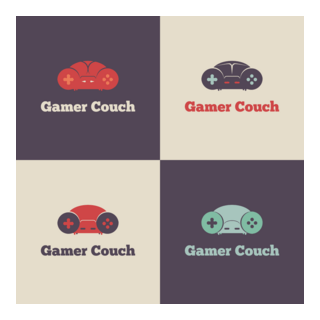 Gamer Couch Logo PNG Vector
