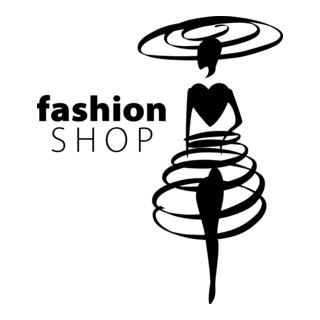 Girls and clothing fashion shop Logo PNG Vector