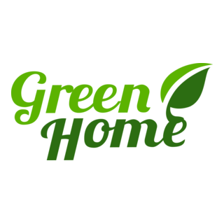 Green Home Logo PNG Vector