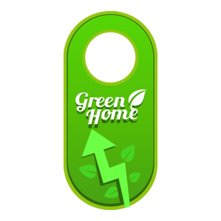 Green Home Logo PNG Vector