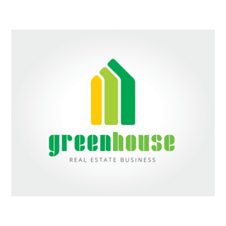 Green House Logo PNG Vector