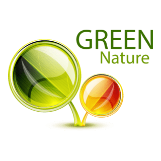 Green Nature Logo PNG Vector