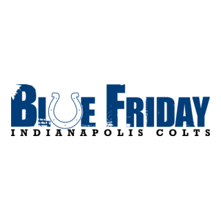 Indianapolis Colts Blue Friday Logo PNG Vector