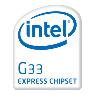 Intel G33 Express Chipset Logo PNG Vector