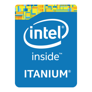 Intel Inside ITANIUM Logo PNG Vector