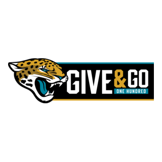 Jacksonville Jaguars Give & Go 100 Program Logo PNG Vector