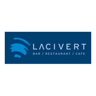 Lacivert Cafe Bar Restoran Logo PNG Vector