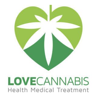 Love cannabis Logo PNG Vector