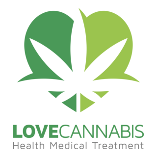 Love cannabis Logo PNG Vector