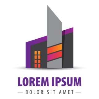 Modern building Logo PNG Vector