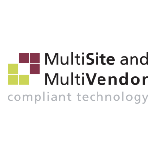 MultiSite and MultiVendor Compliant Technology Logo PNG Vector