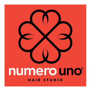 Numero Uno Hair Studio Logo PNG Vector