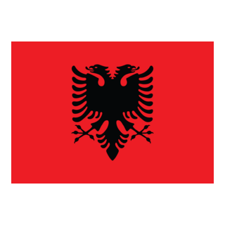Official Albania flag Logo PNG Vector
