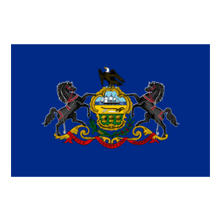 Pennsylvania State Flag Logo PNG Vector
