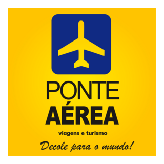 Ponte Aérea - Viagens e Turismo Logo PNG Vector