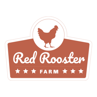 Red Rooster Chicken Logo PNG Vector