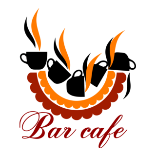 Restaurant Bar Cafe Logo PNG Vector