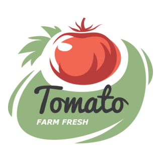 Retro tomato Logo PNG Vector