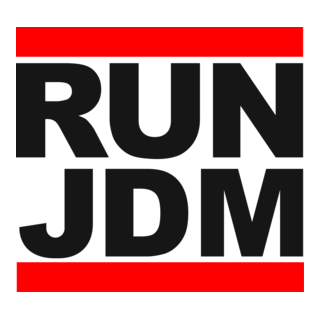 RUN JDM Logo PNG Vector