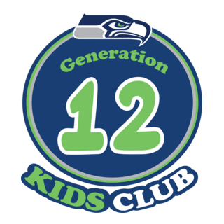 Seattle Seahawks Generation 12 Kids Club Logo PNG Vector