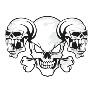 Skull 3 Logo PNG Vector