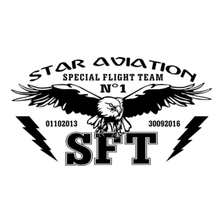 Star Aviation Spezial Flight Team Logo PNG Vector