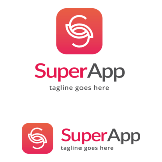 Super app Logo PNG Vector