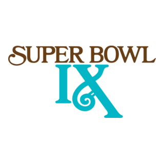 Super Bowl IX Logo PNG Vector