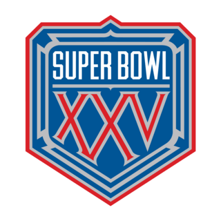 Super Bowl XXV Logo PNG Vector