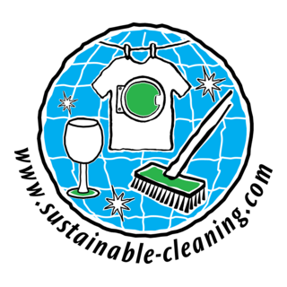 Sustainable Cleaning Logo PNG Vector