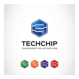 Techchip Logo PNG Vector